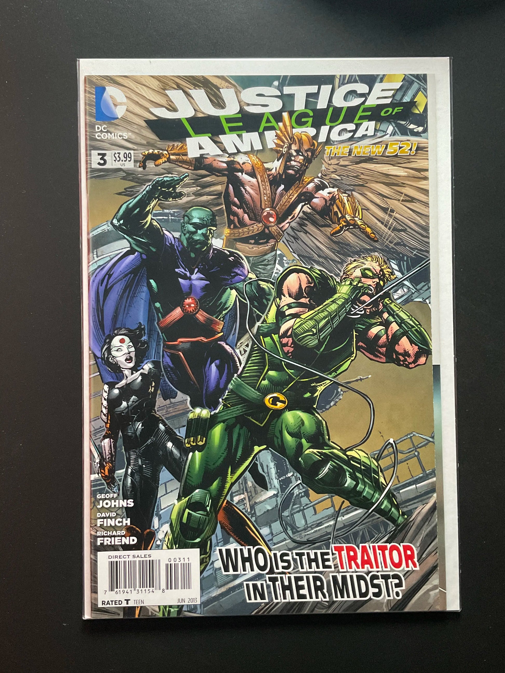 Justice League of America 3 DC Comics Jun 2013 The New 52