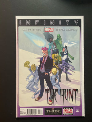 Infinity The Hunt 3 Marvel Comics 2013 Matt Kindt Steven Sanders