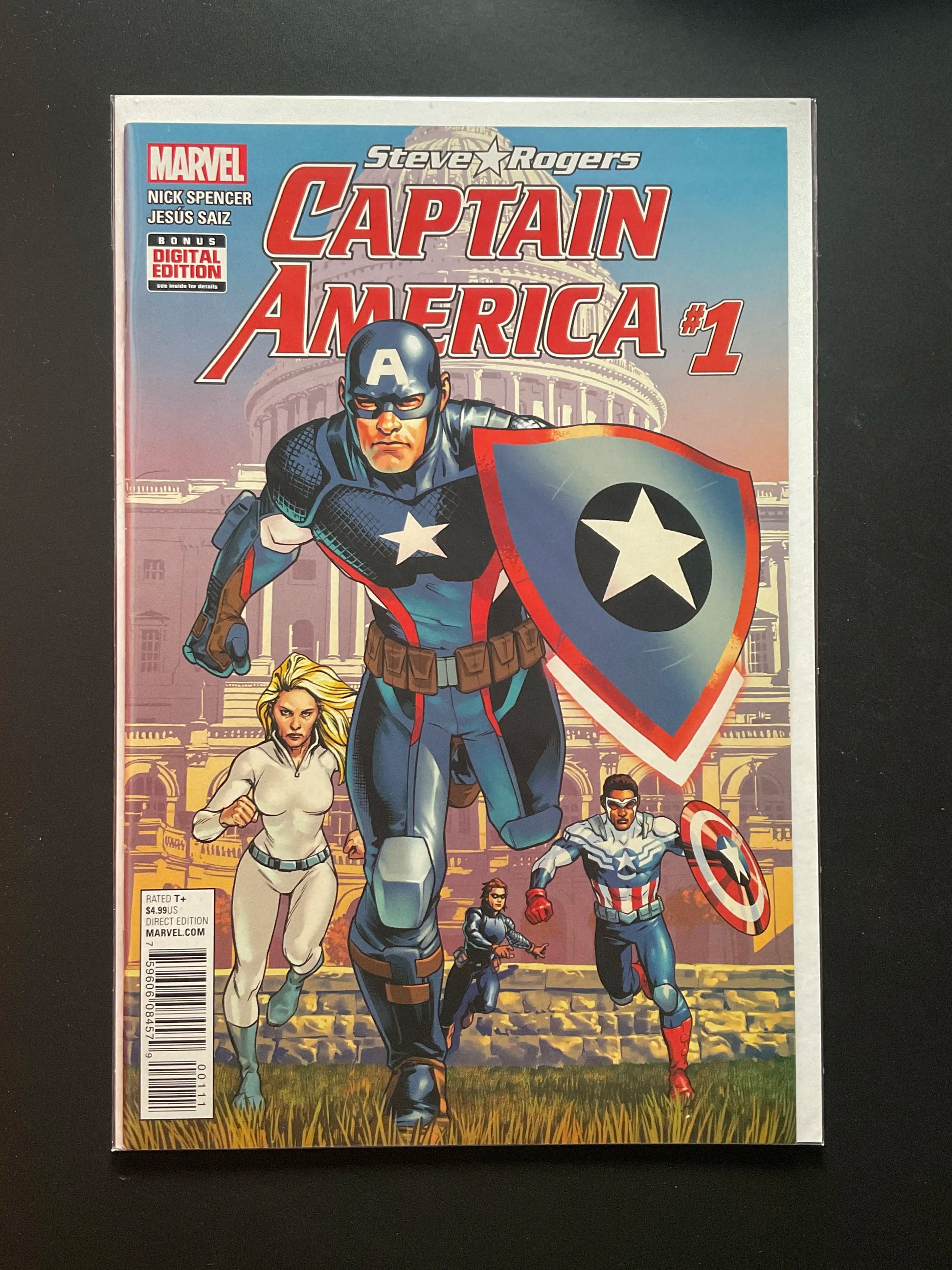 Steve Rogers Captain America 1 Marvel 2016 Nick Spencer Jesus Saiz