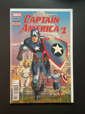 Steve Rogers Captain America 1 Marvel 2016 Nick Spencer Jesus Saiz