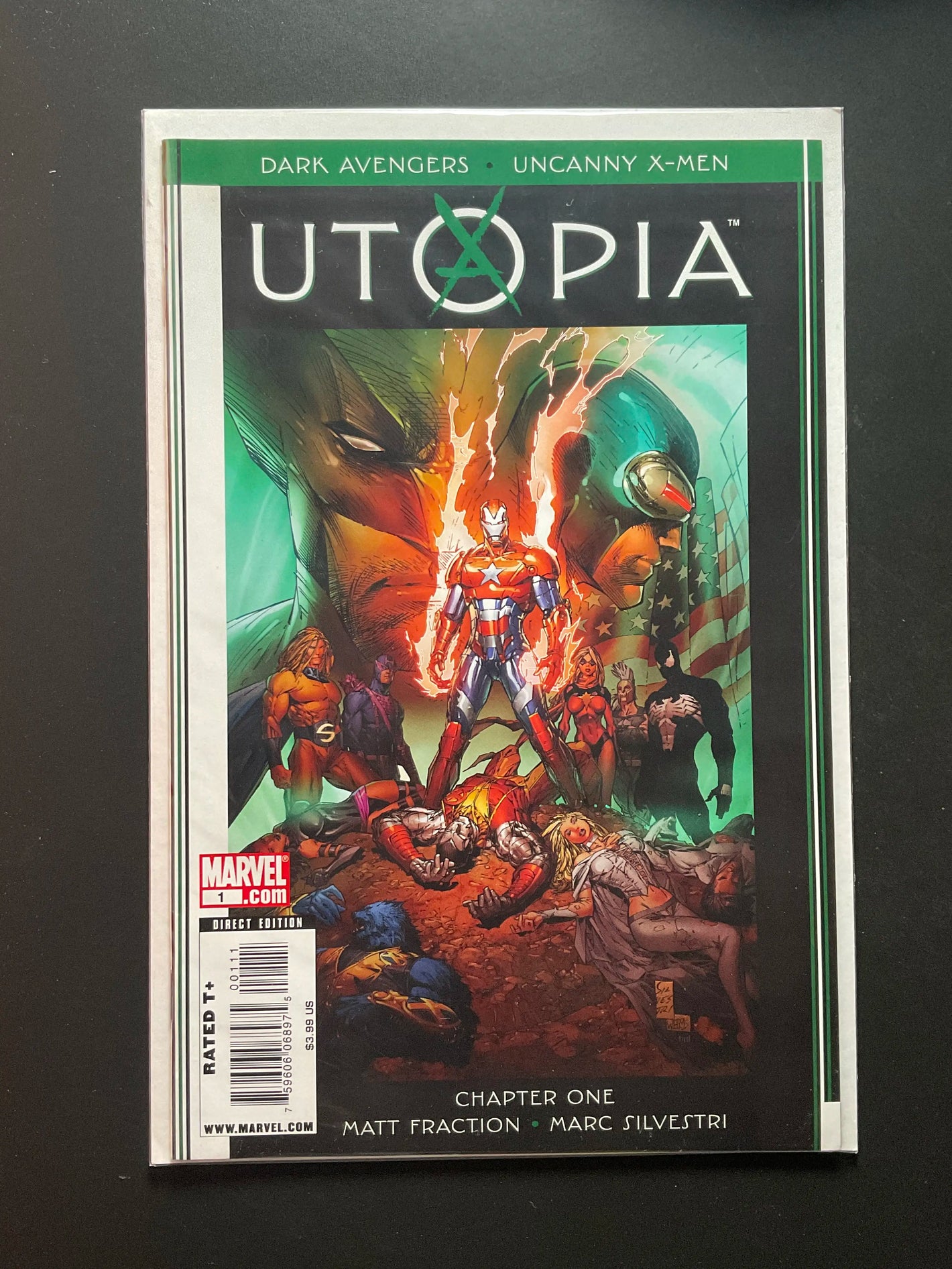 Dark Avengers/Uncanny X-Men Utopia 1 Marvel 2009 Matt Fraction