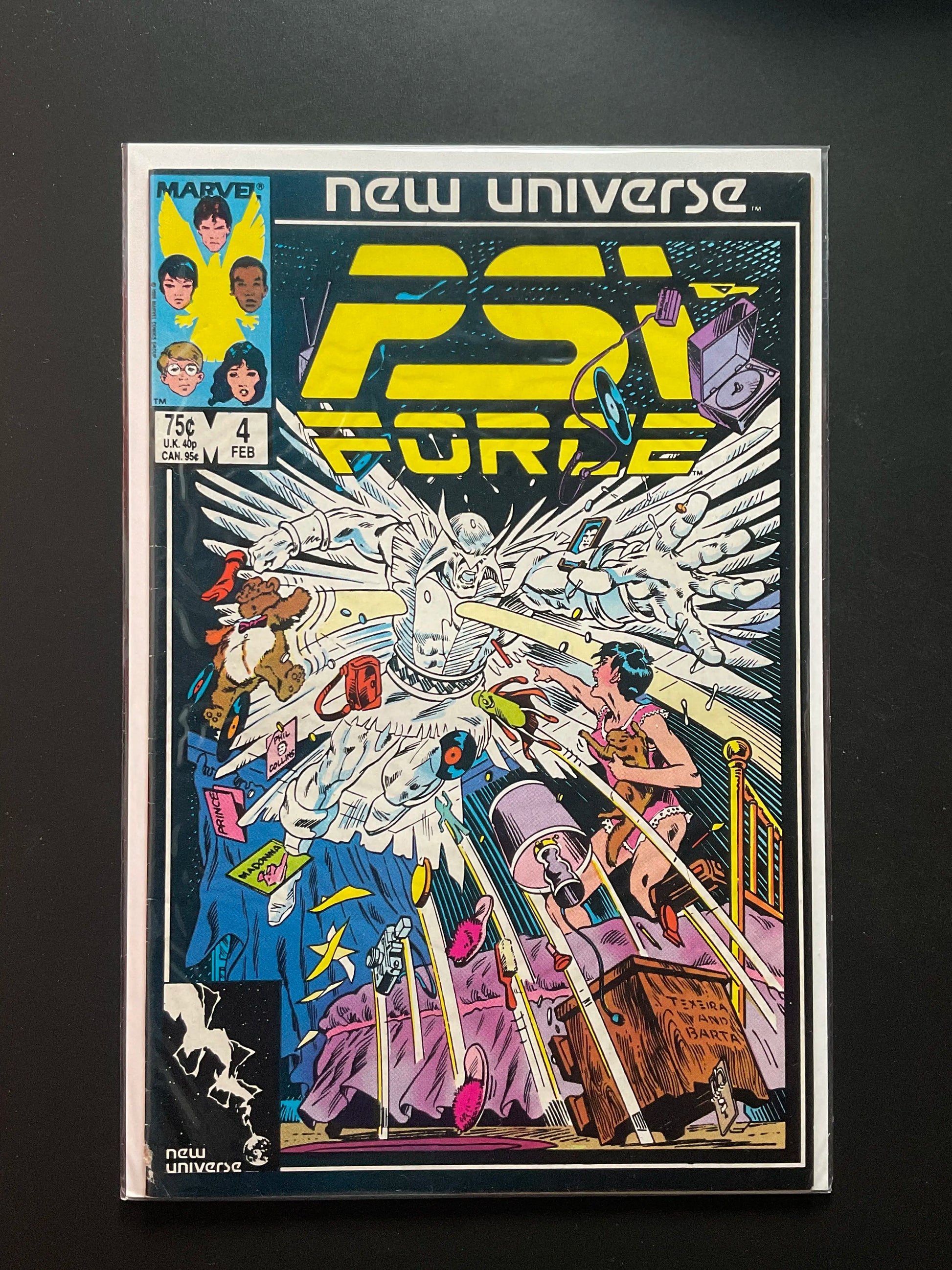 Psi-Force 4 Marvel New Universe Feb 1987