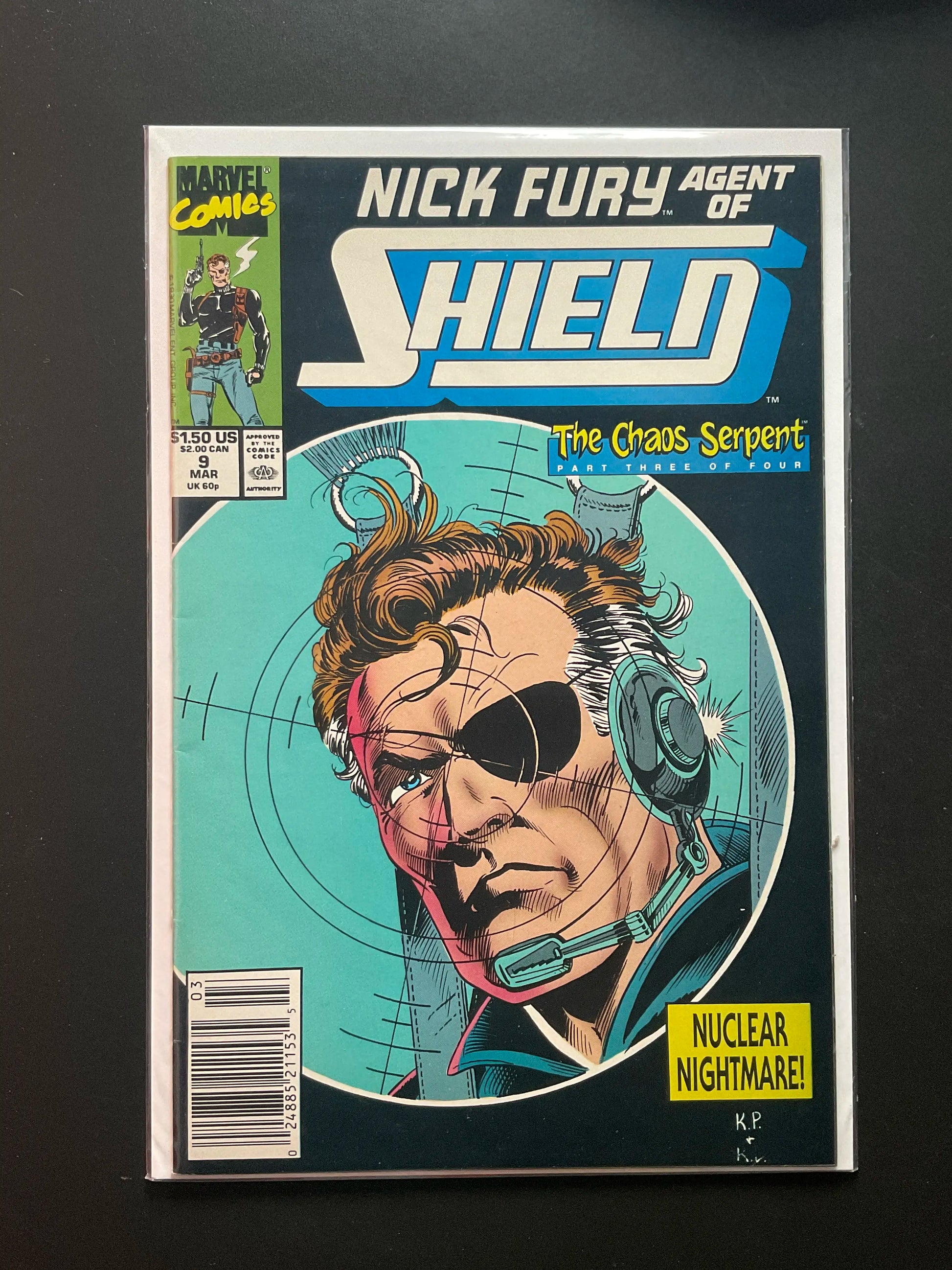 Nick Fury Agent of SHIELD 3 Marvel Comics March 1990