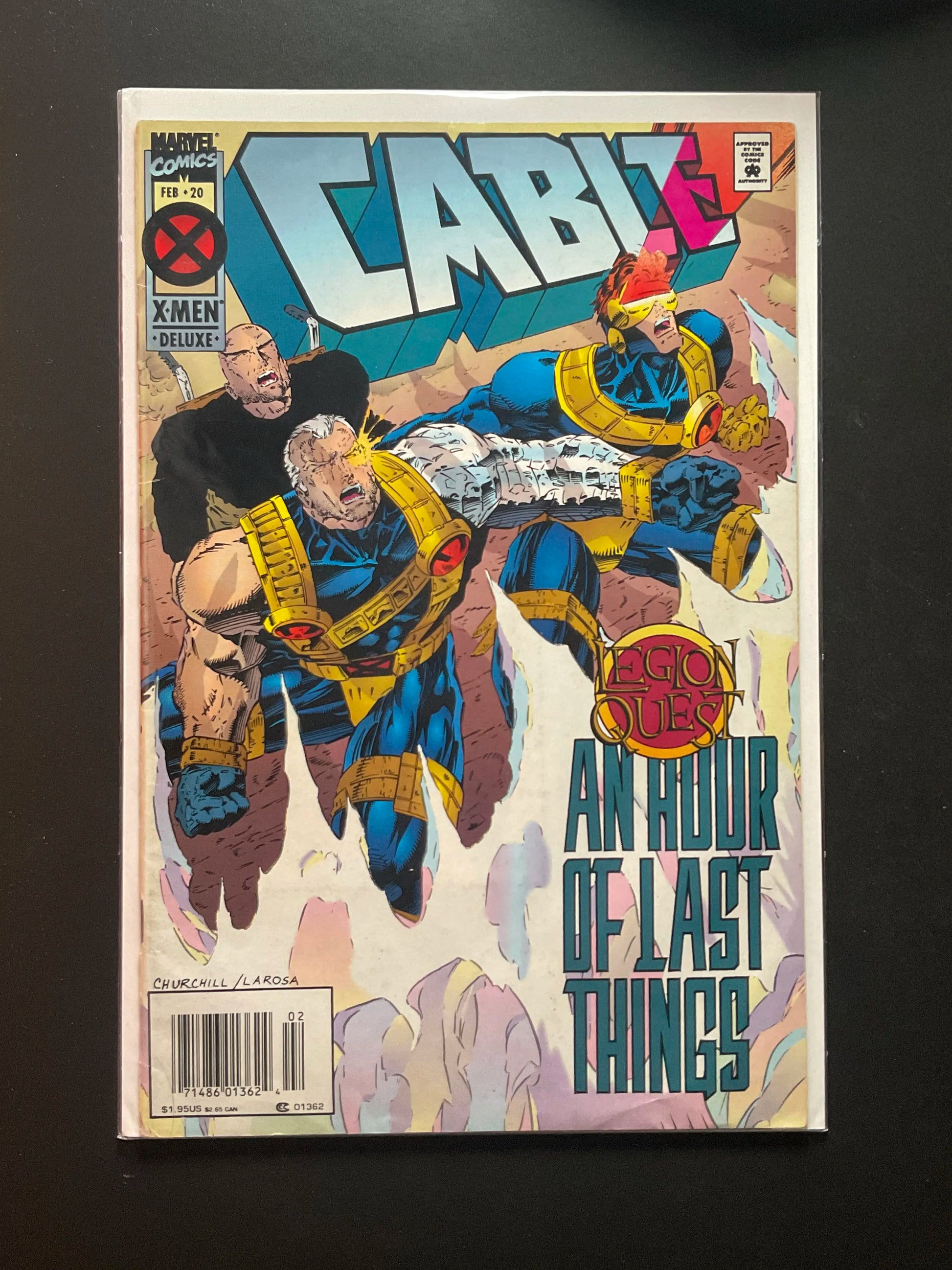 Cable 20 Marvel Comics Feb 1994 Legion Quest X-Men Deluxe