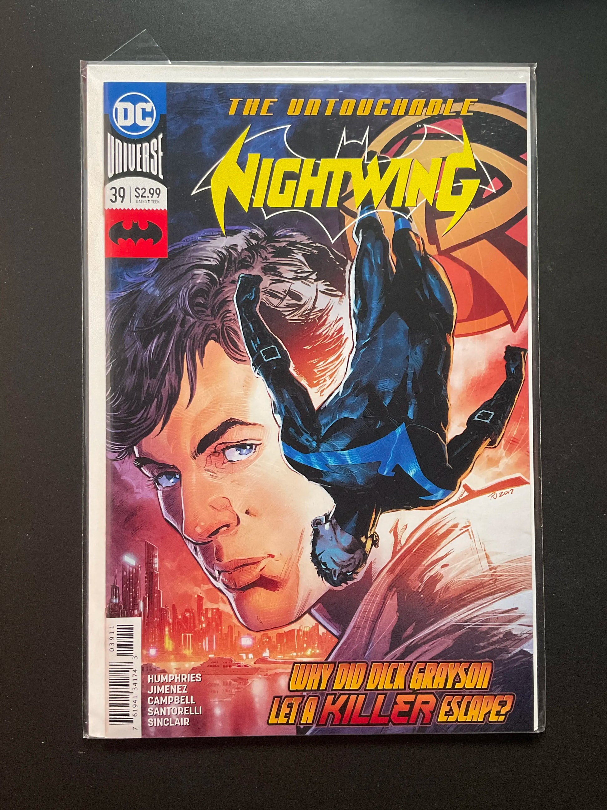 Nightwing 39 DC Universe 2018 The Untouchable Storyline