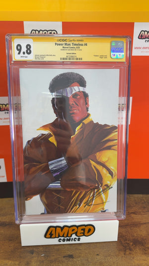 Power Man Timeless 4 CGC 9.8 Signed Alex Ross Variant Marvel