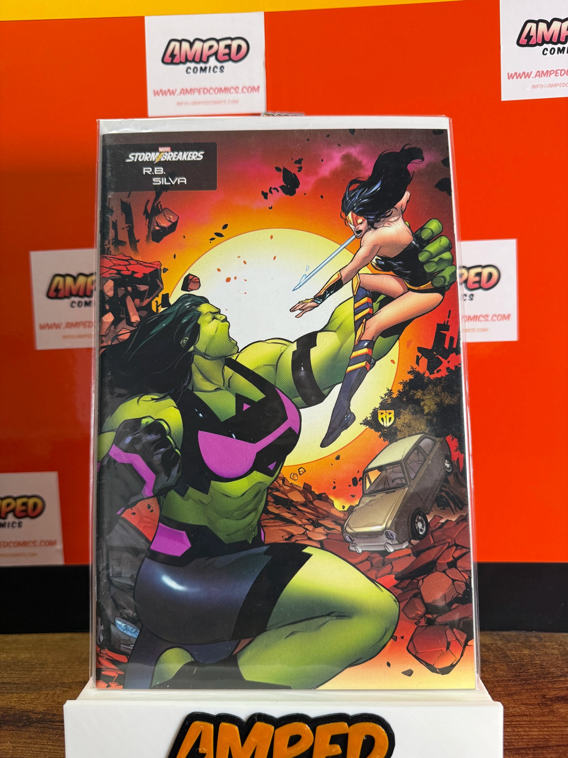 Heroes Reborn 6 Marvel Stormbreakers She-Hulk Cover by R.B. Silva