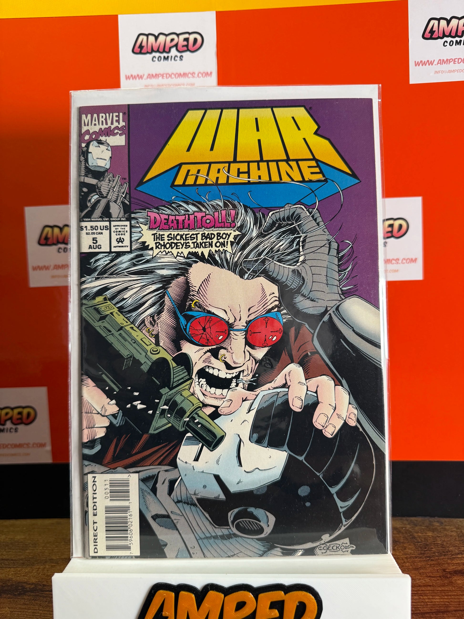 War Machine 5 Marvel Comics Aug 1994 Direct Edition