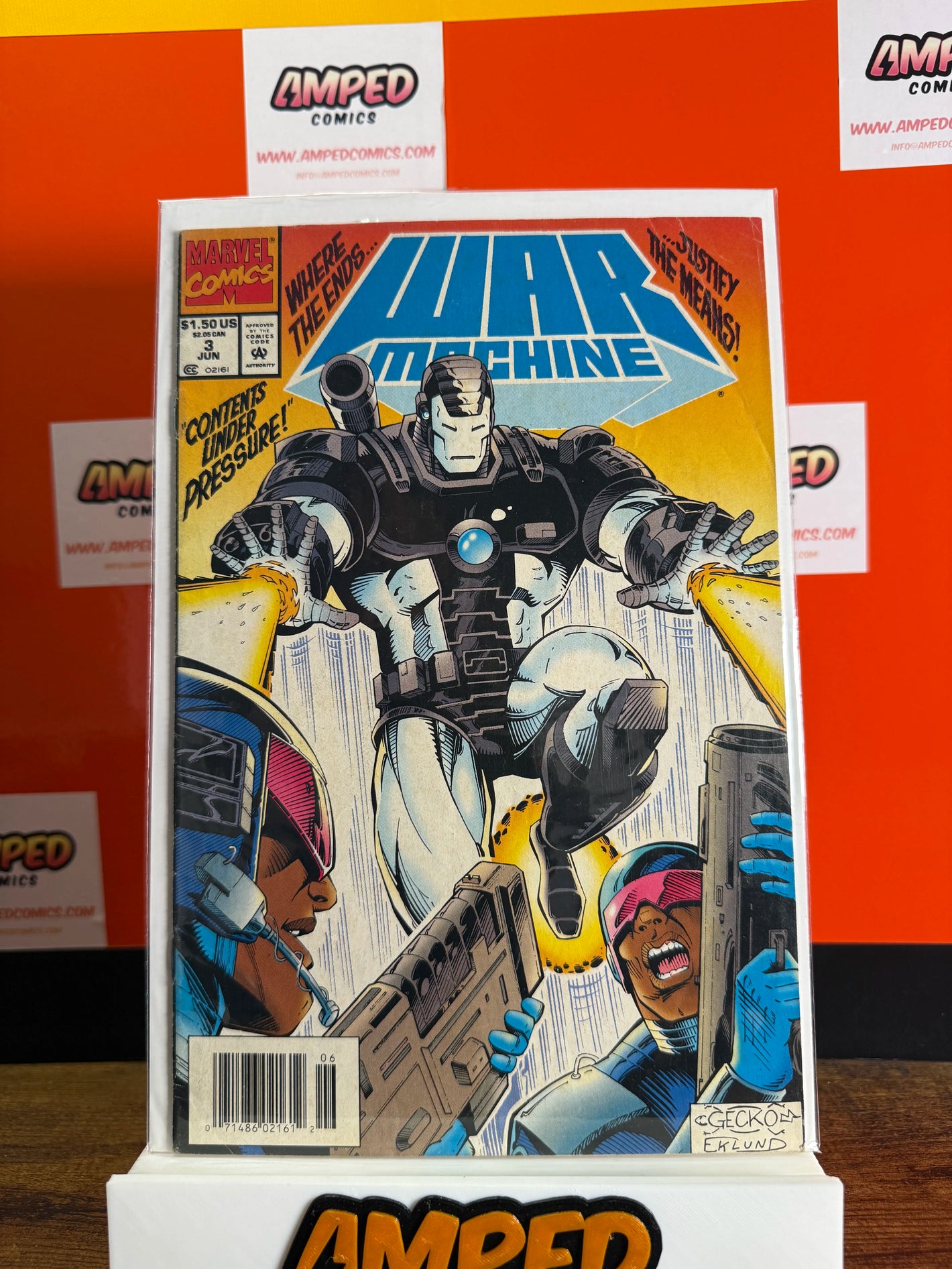 War Machine 3 Marvel Comics June 1994