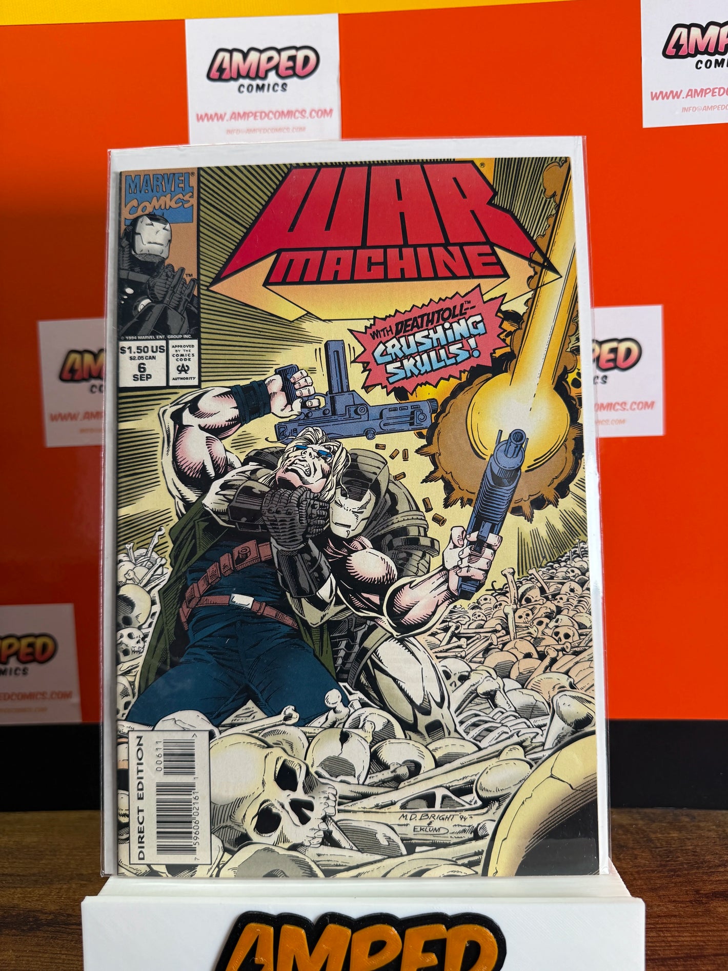 War Machine 6 Marvel Comics Sep 1994 Direct Edition