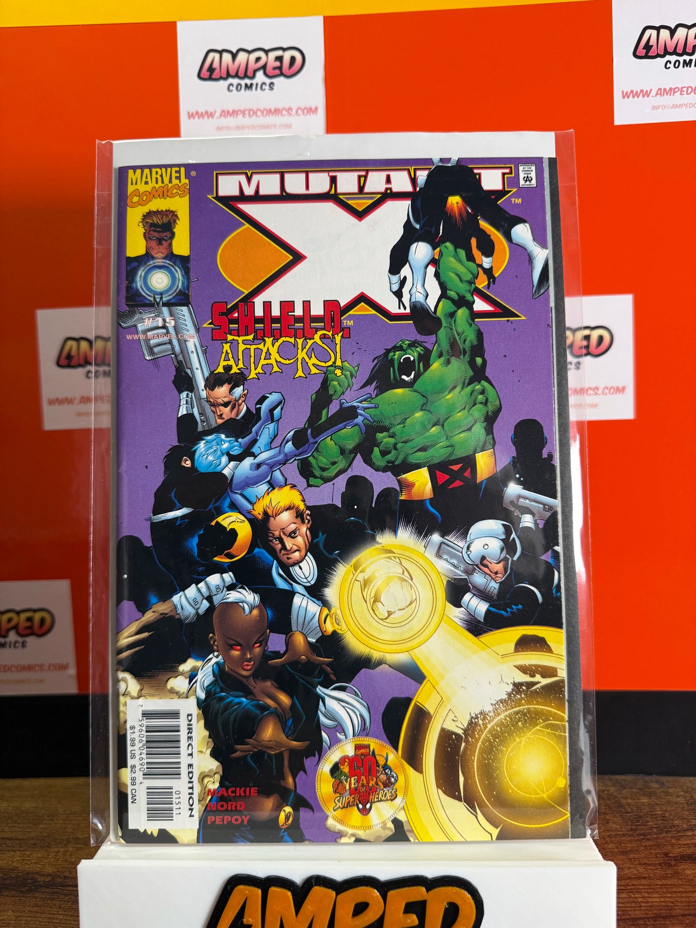 Mutant X 25 Marvel Comics 2000 S.H.I.E.L.D. Attacks