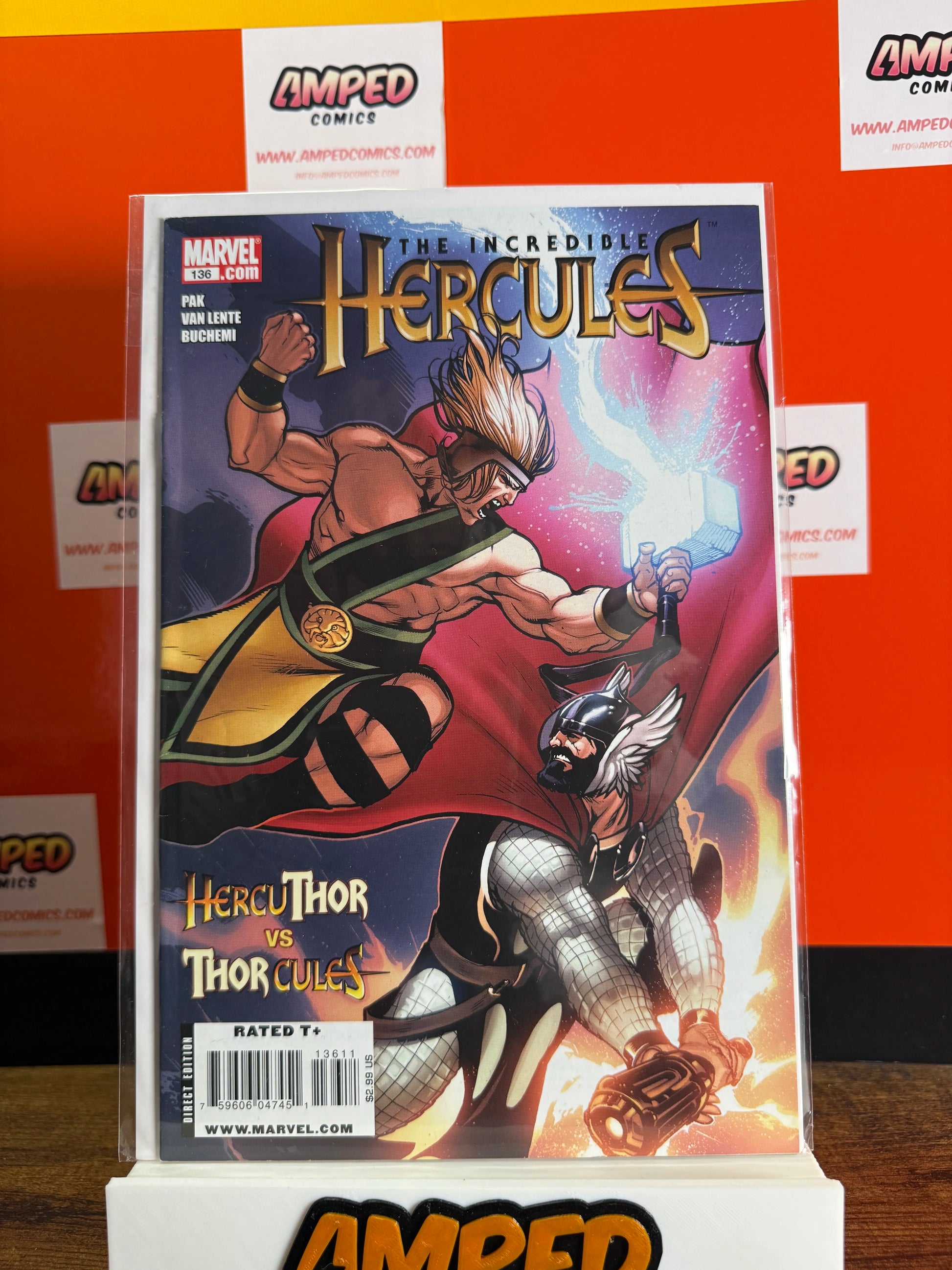 The Incredible Hercules 136 Marvel 2009 HercuThor vs Thorcules