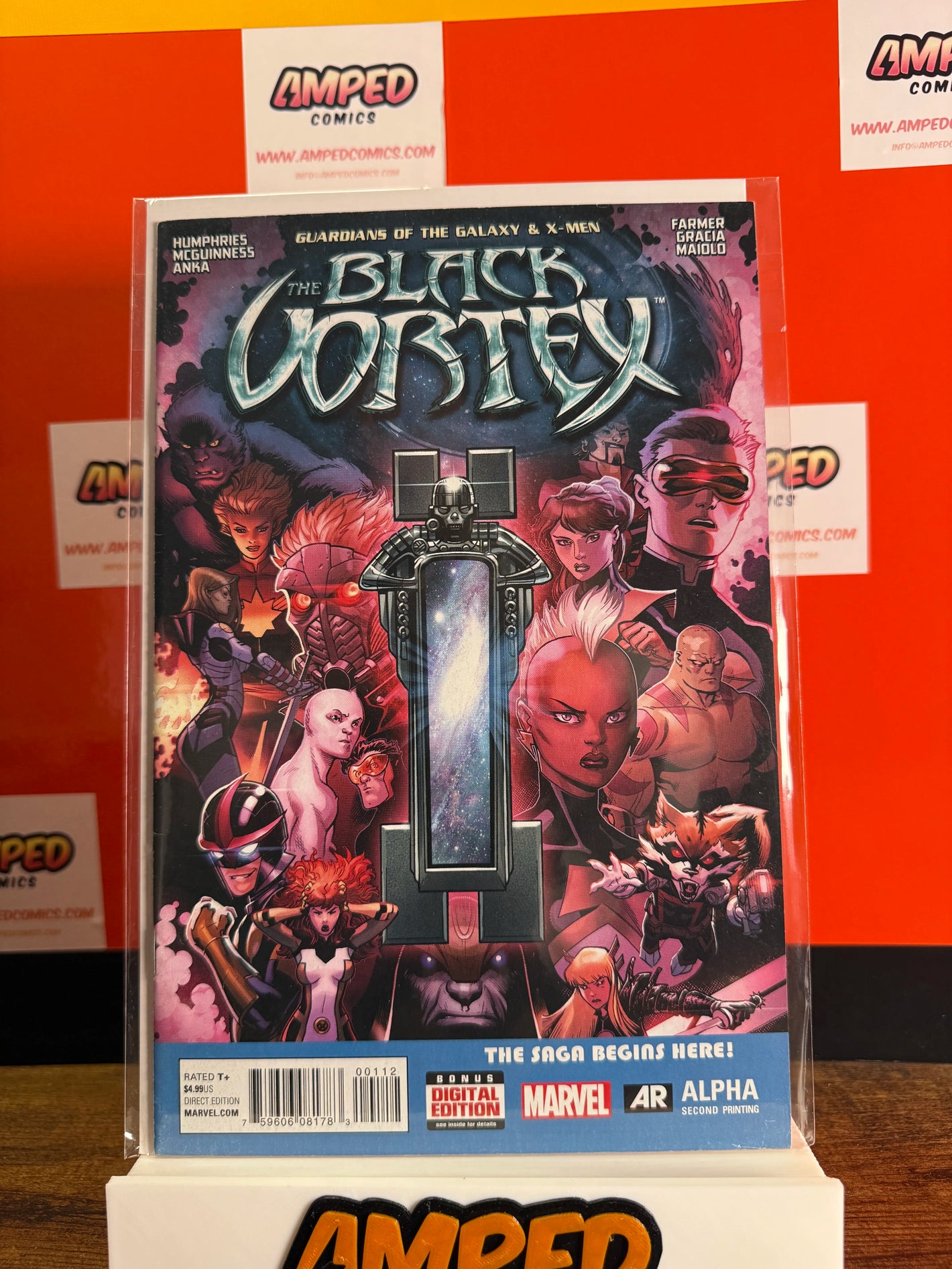 The Black Vortex Alpha 1 Second Printing Marvel 2015