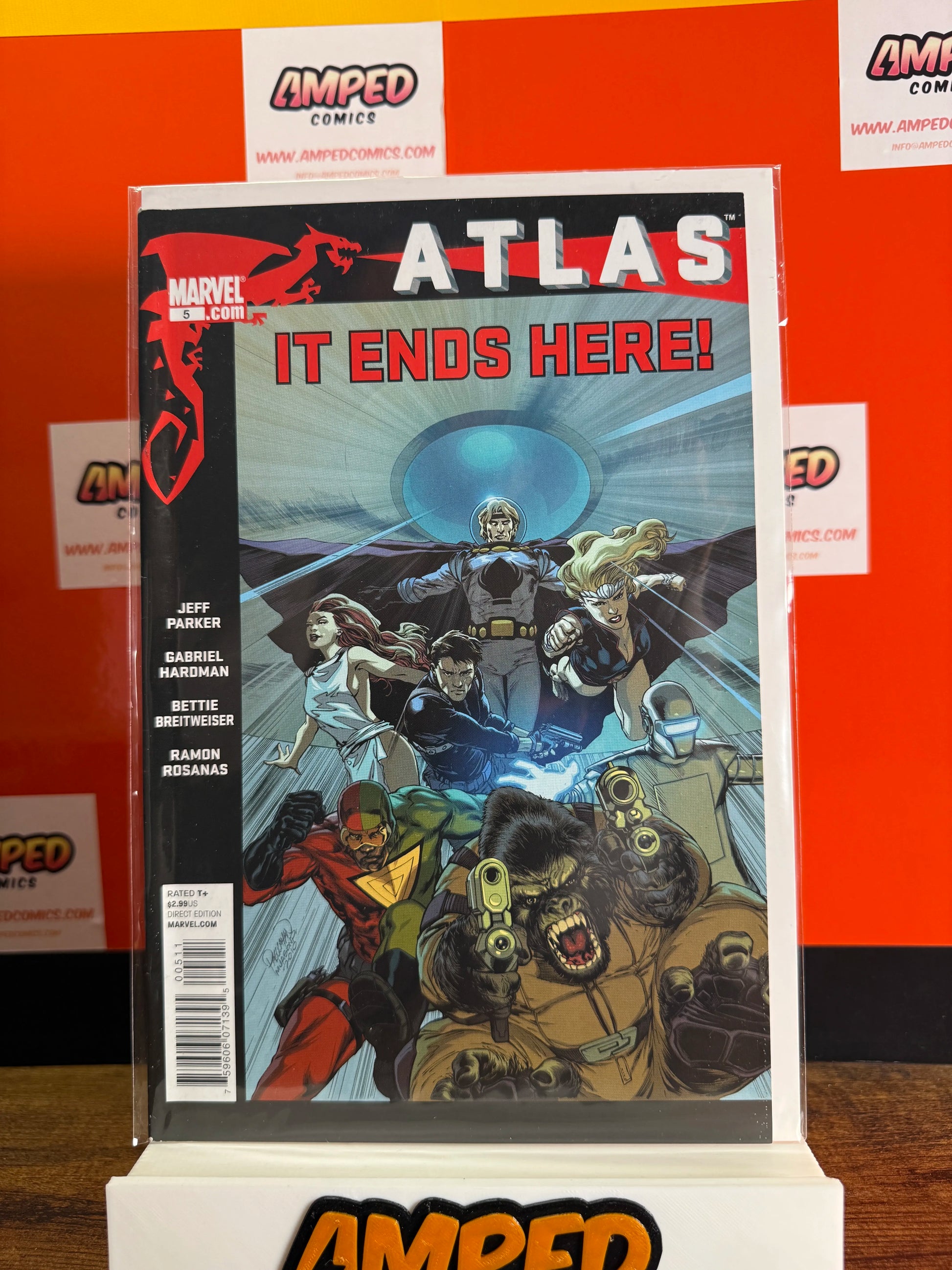 Atlas 5 Marvel Comics 2010 Jeff Parker Gabriel Hardman
