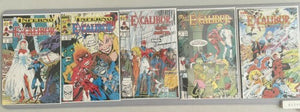 Excalibur 5 Comics. Issues 6-9. Very Good Condition.