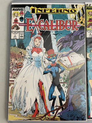 Excalibur 5 Comics. Issues 6-9. Very Good Condition.