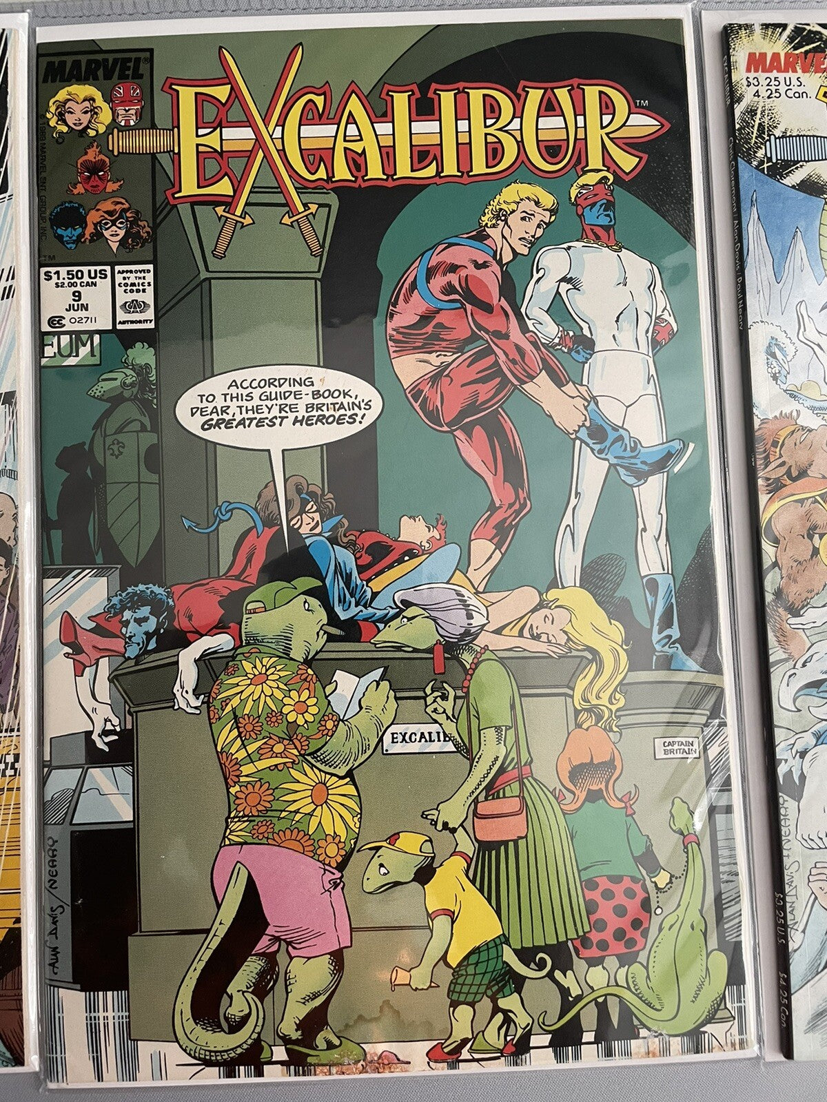 Excalibur 5 Comics. Issues 6-9. Very Good Condition.