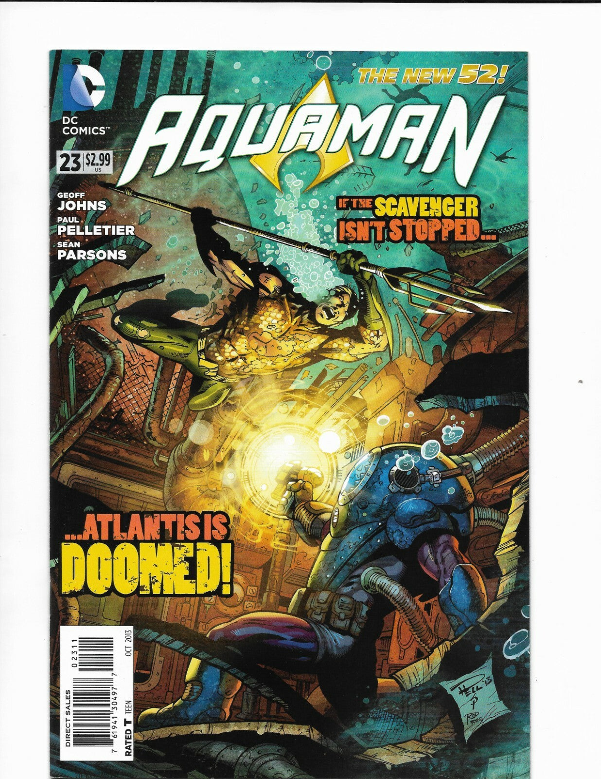 AQUAMAN #23 DC COMICS THE NEW 52 Date 2013