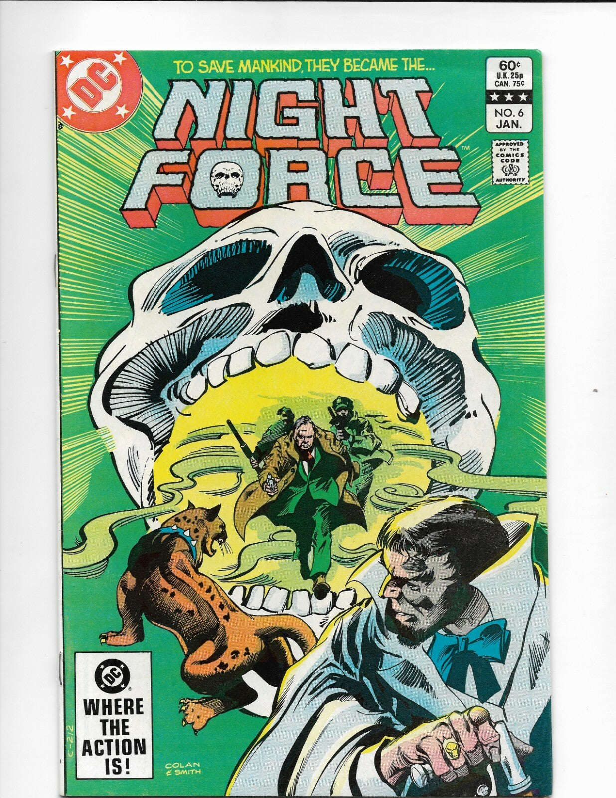 NIGHT FORCE #6 (1983) BRONZE AGE DC COMICS