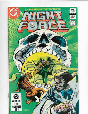 NIGHT FORCE #6 (1983) BRONZE AGE DC COMICS