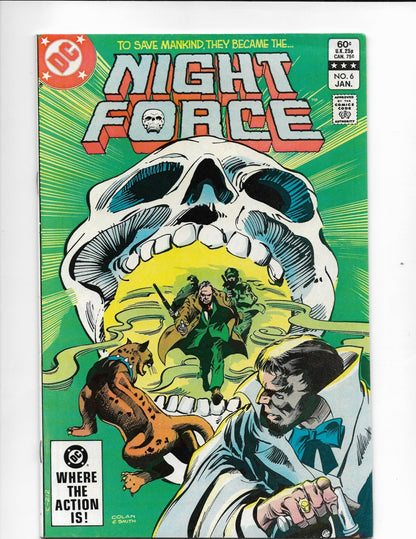 NIGHT FORCE #6 (1983) BRONZE AGE DC COMICS