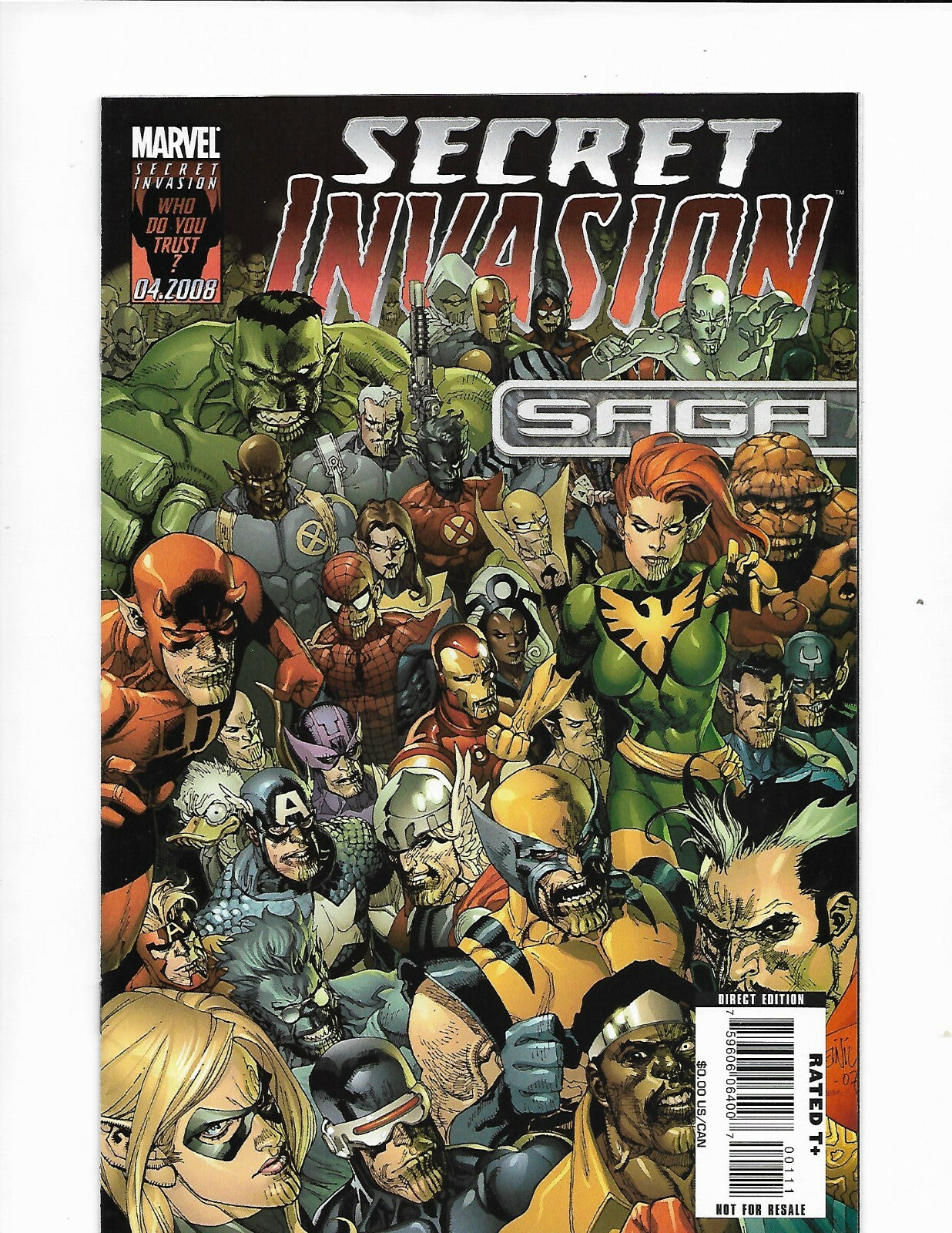 Secret Invasion Saga #1 (2008, Marvel) One-Shot History of Skrulls