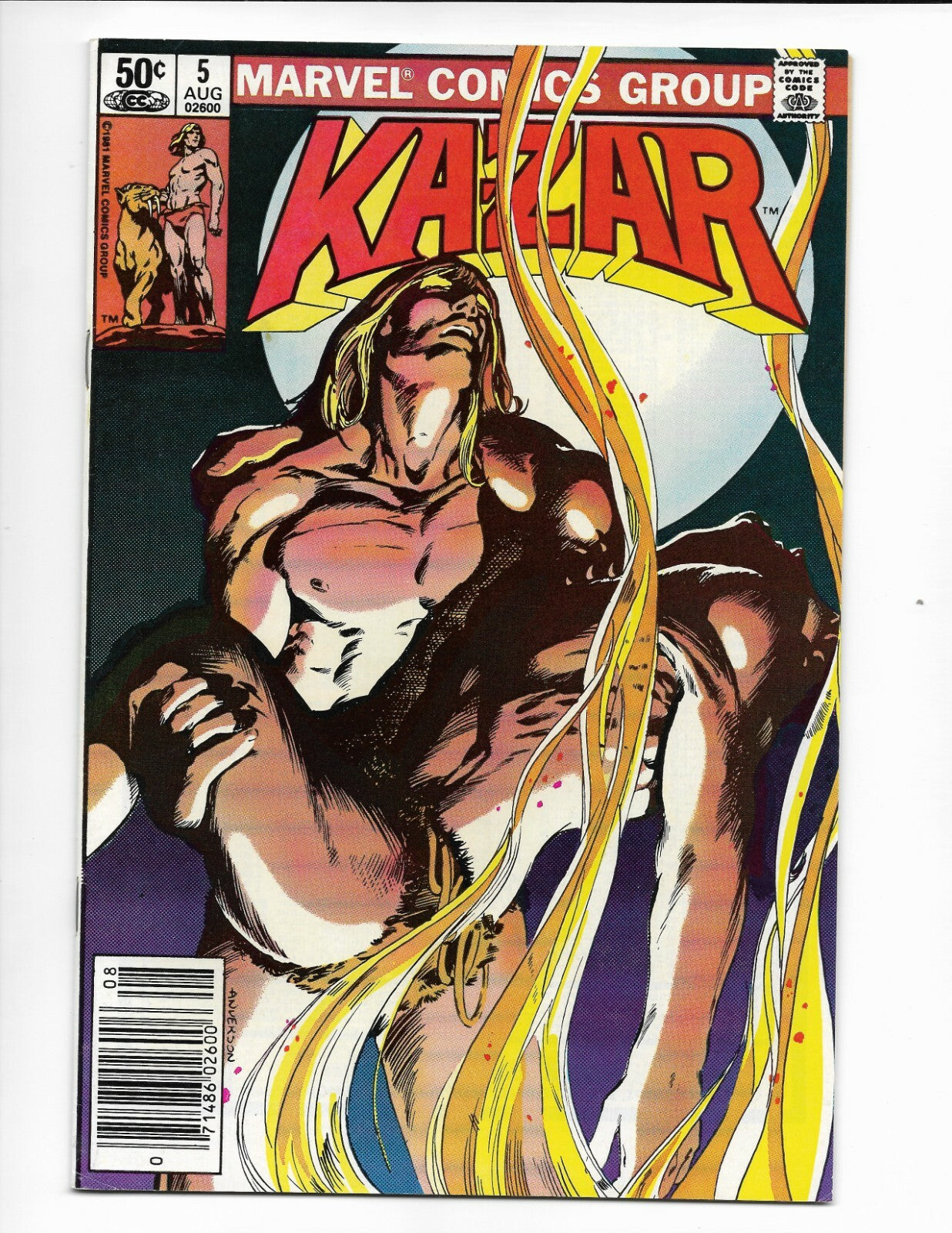 Ka-Zar The Savage #5 1981 [Bruce Jones, Brent Anderson] MARVEL COMICS
