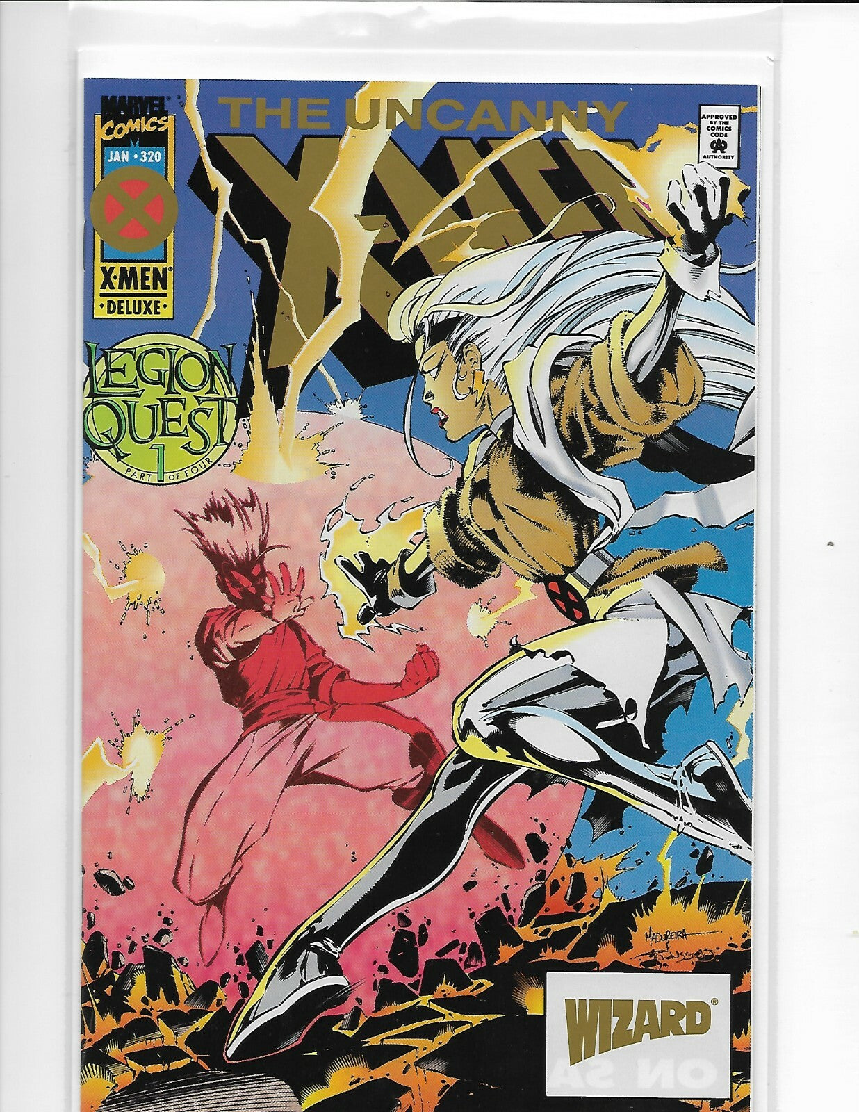 Uncanny X-Men #320 (1995, Marvel) Wizard Gold Edition
