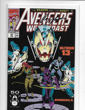 Avengers West Coast # 66 (1985) Thomas SIGNED w/COA!!