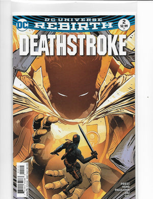 2016 DC COMICS - DC REBIRTH - DEATHSTROKE - # 2
