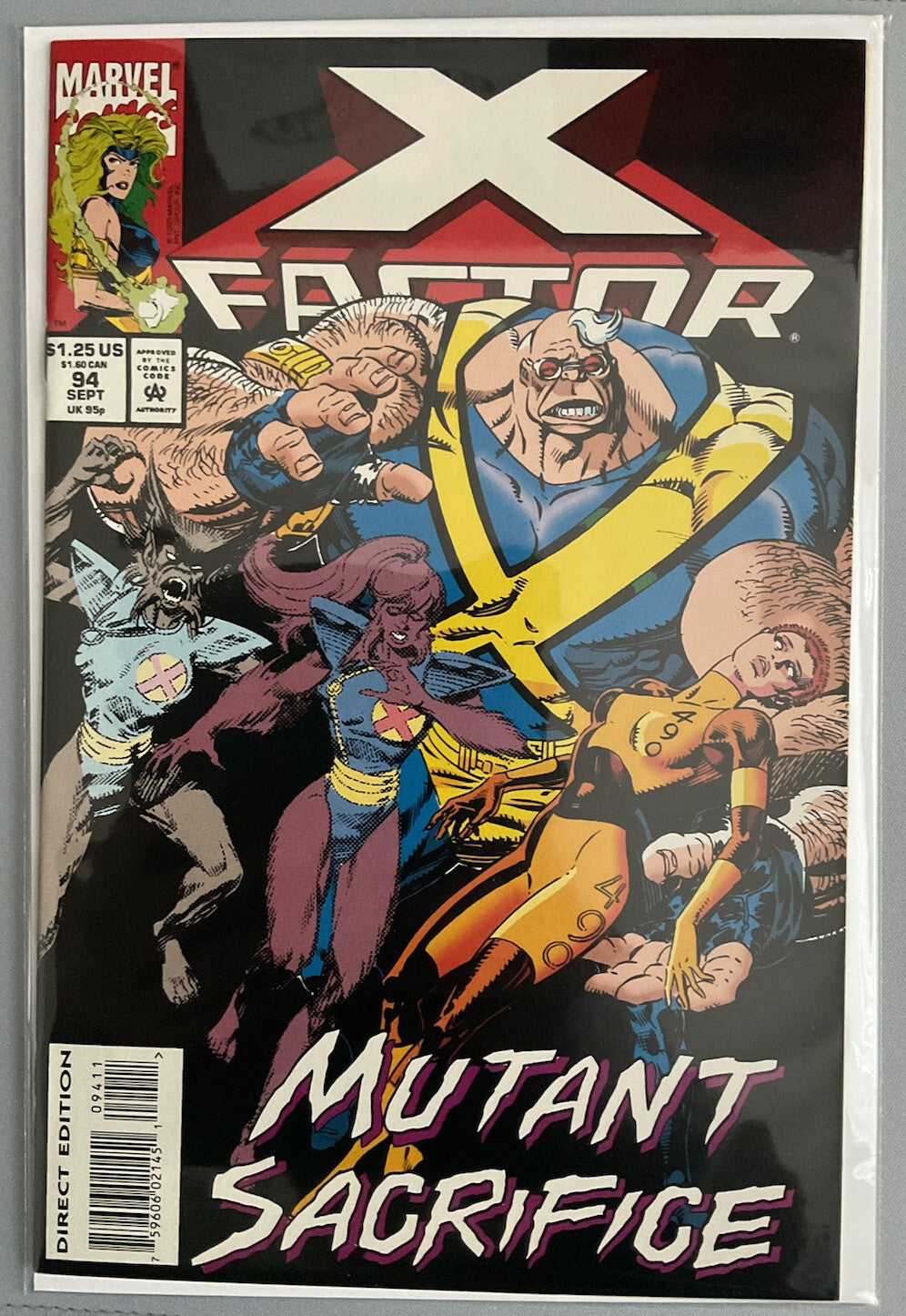 Marvel Comics X Factor #73, #93, #94, #95, #112, #113, #126 - VF