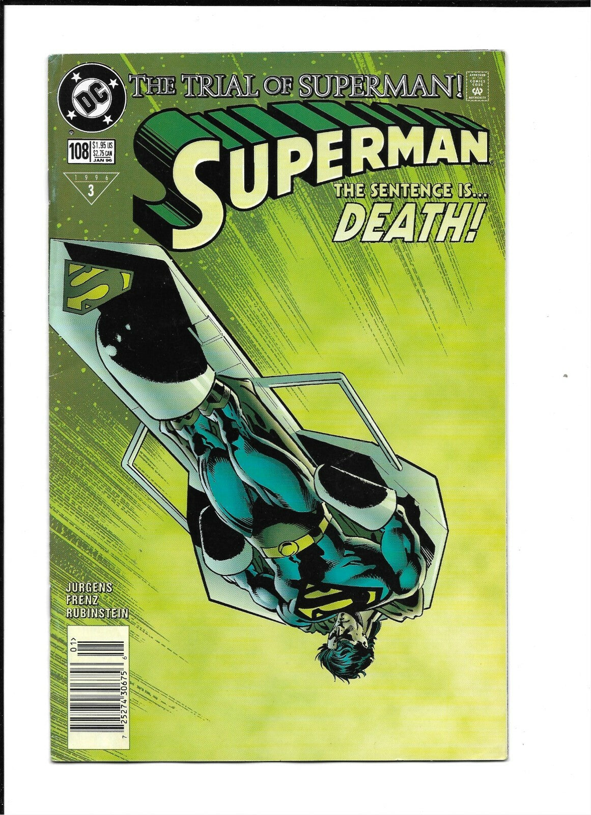 Superman #108 The Trial of Superman 1996