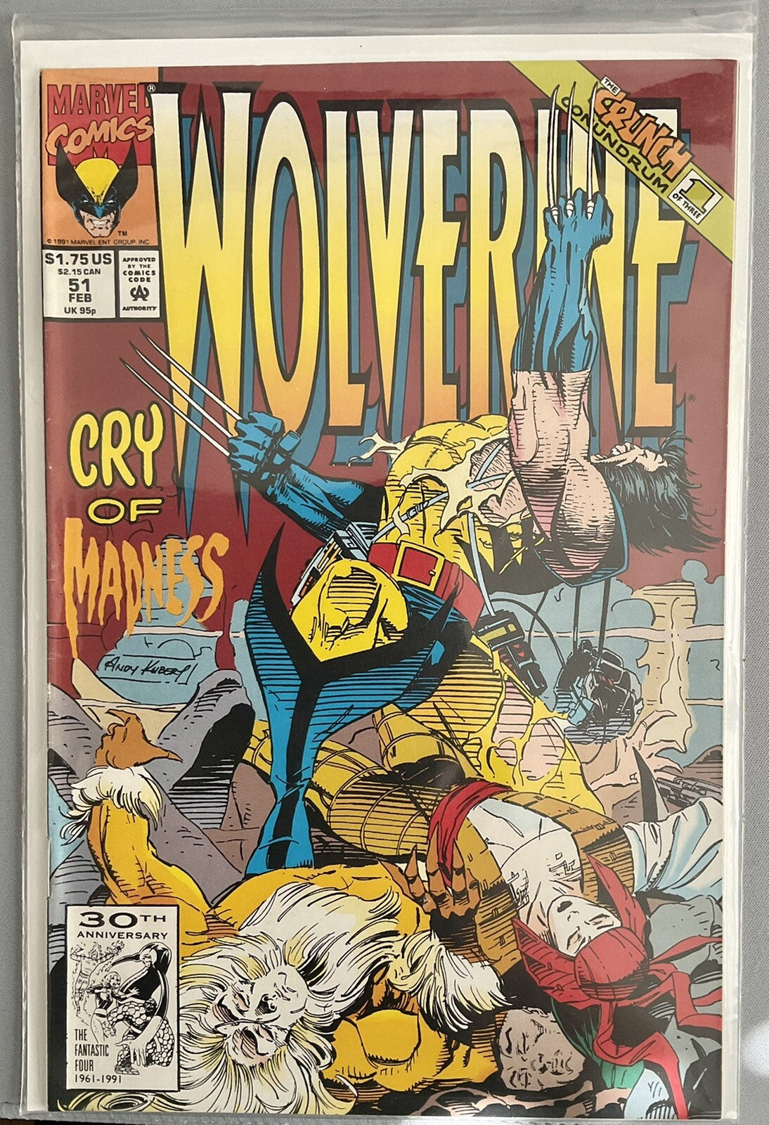 Marvel Comics WOLVERINE 1st Shiva #50, #7, #43, #51, #118