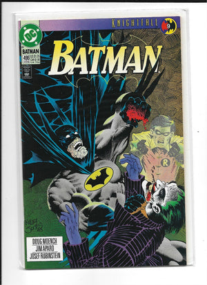 Batman #496  Joker/Scarecrow story - Knightfall #9