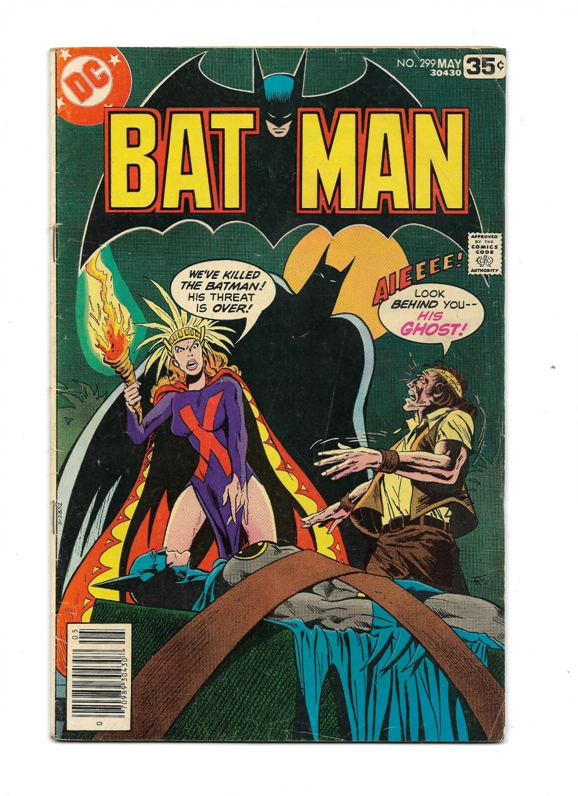 Batman #299 Aparo Calnan Last Baxter Baines Alfred Commissioner Gordon