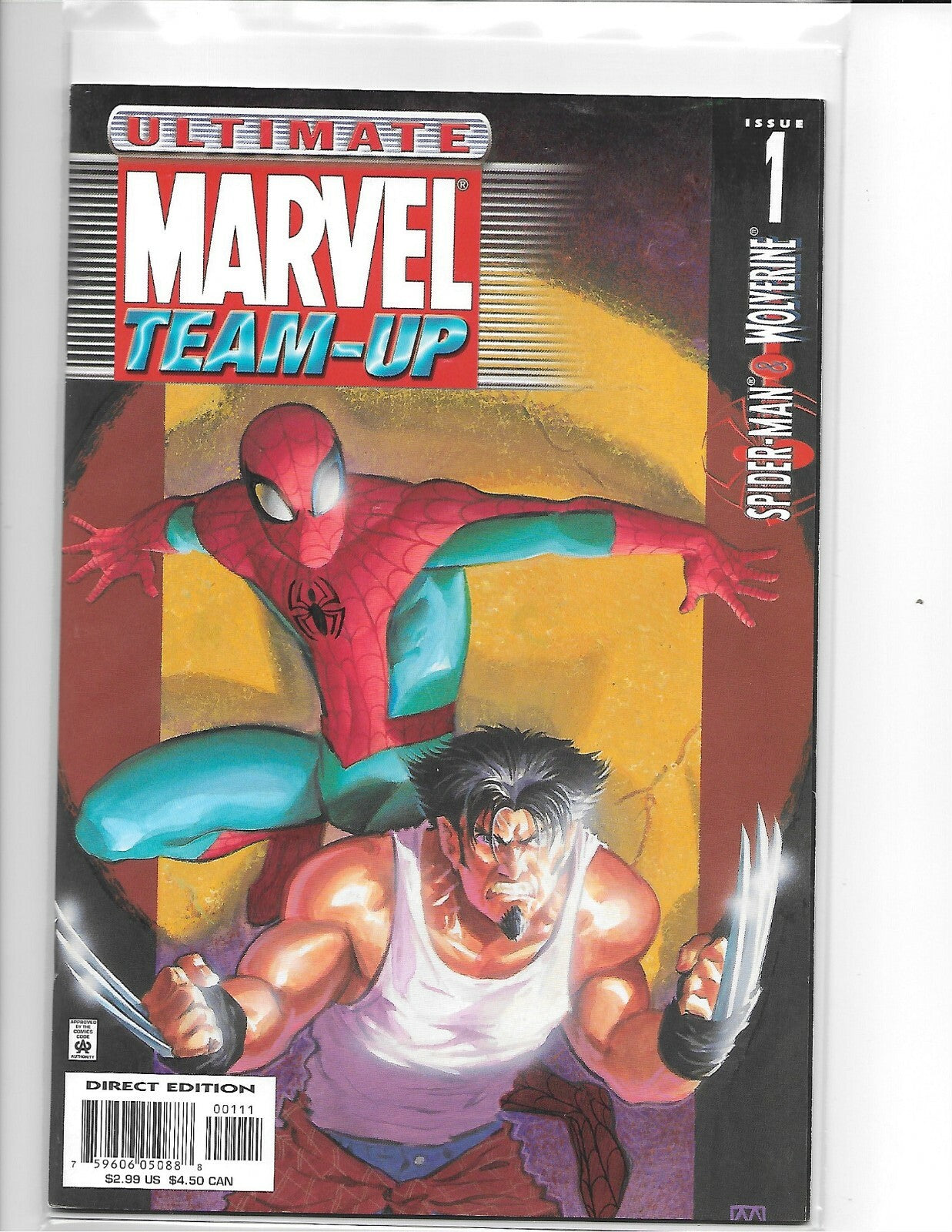 Ultimate Marvel Team-up #1 (2001) NM Spiderman Wolverine Marvel