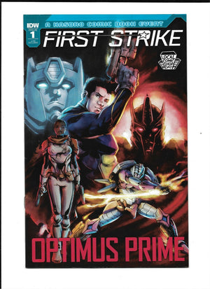 OPTIMUS PRIME FIRST STRIKE #1 Local Comic Shop Day LCSD Variant Edition Cover