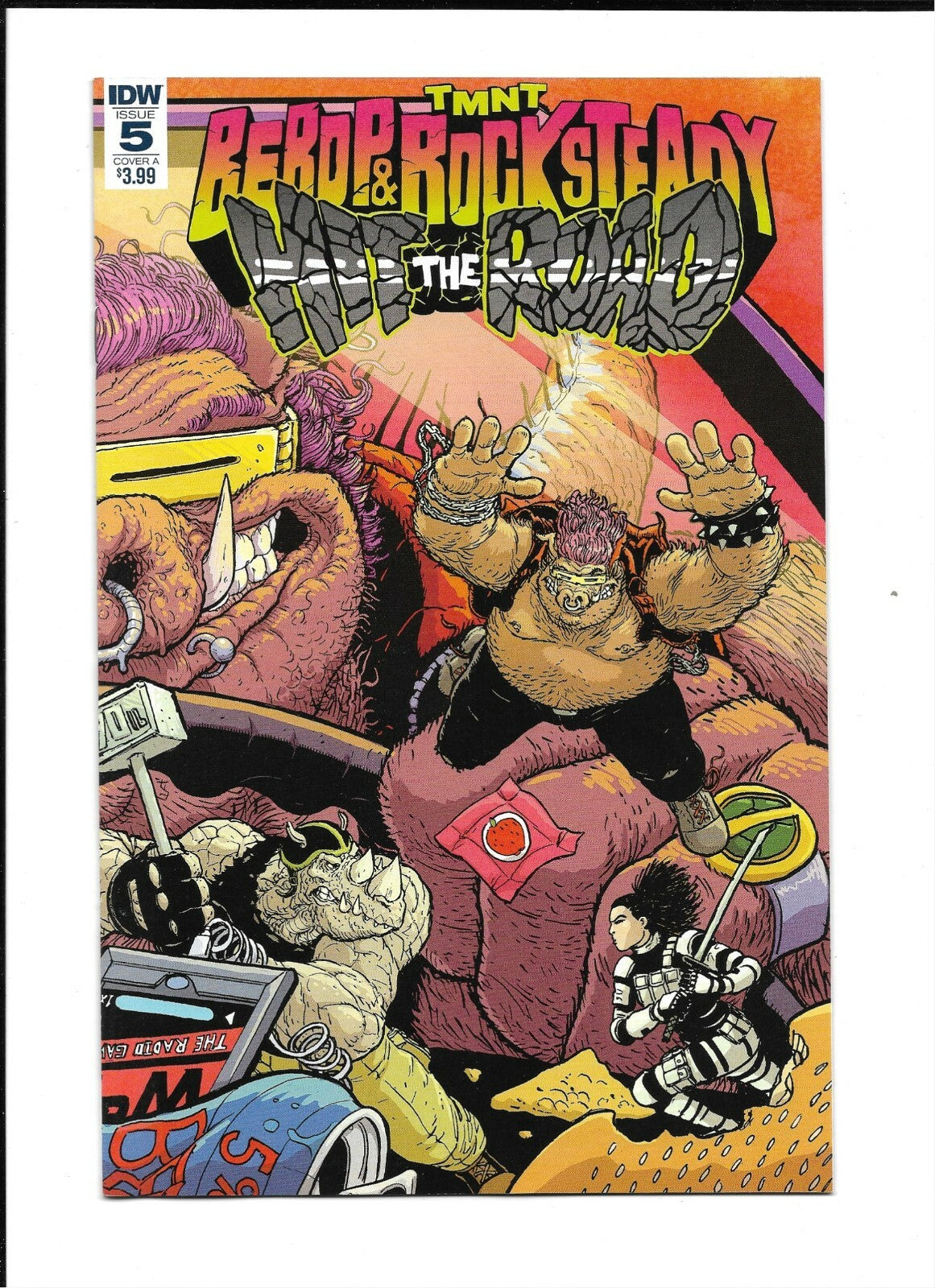 TMNT Bebop & Rocksteady Hit the Road #2 A Cover IDW NM CONDITION
