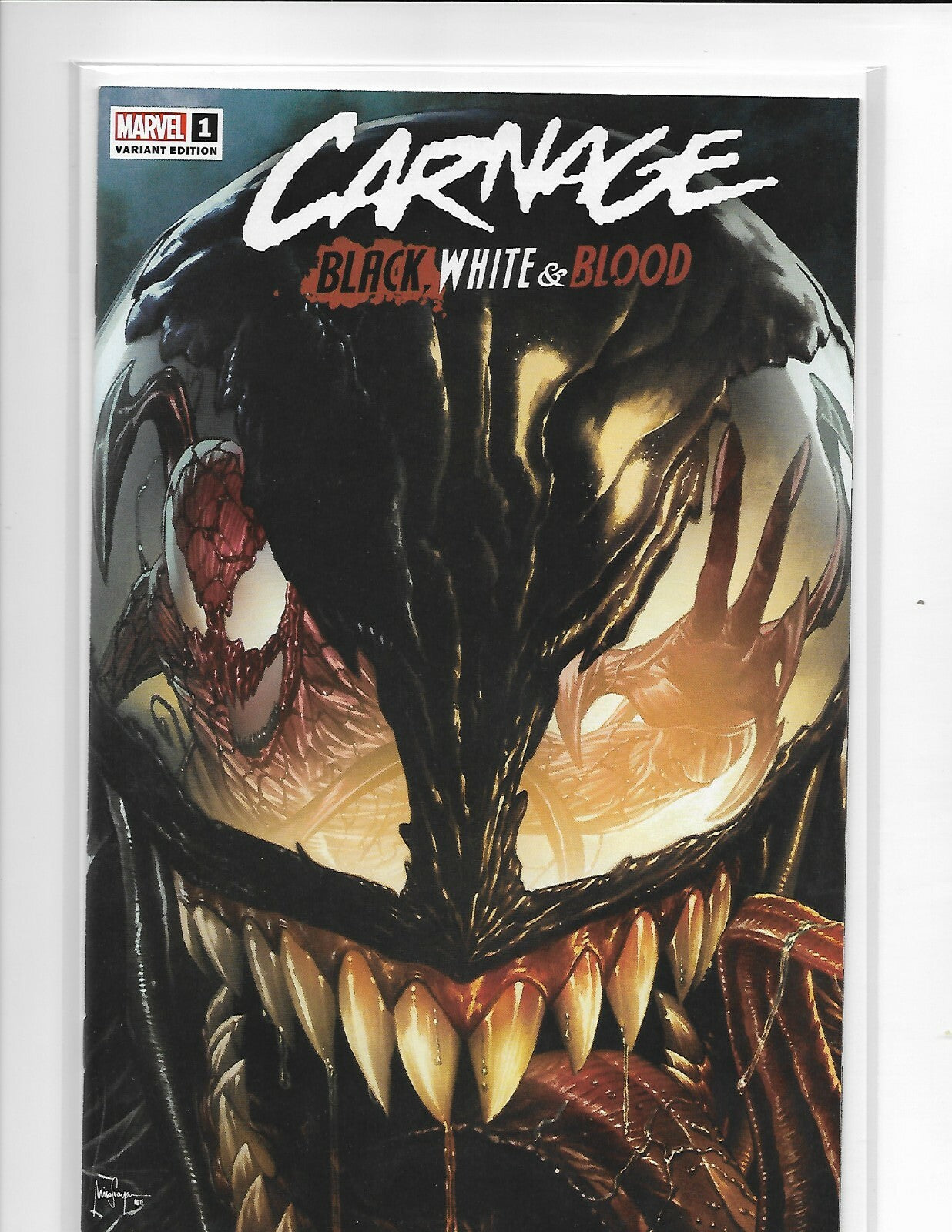 Carnage Black White and Blood #1 Mico Suayan TRADE Cover Variant * 2021 NM/NM+
