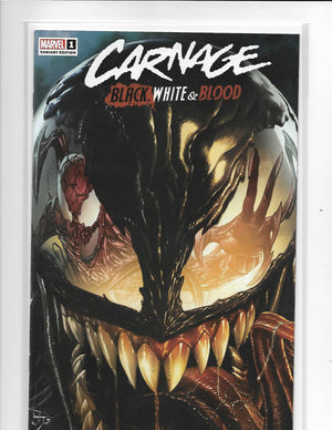 Carnage Black White and Blood #1 Mico Suayan TRADE Cover Variant * 2021 NM/NM+