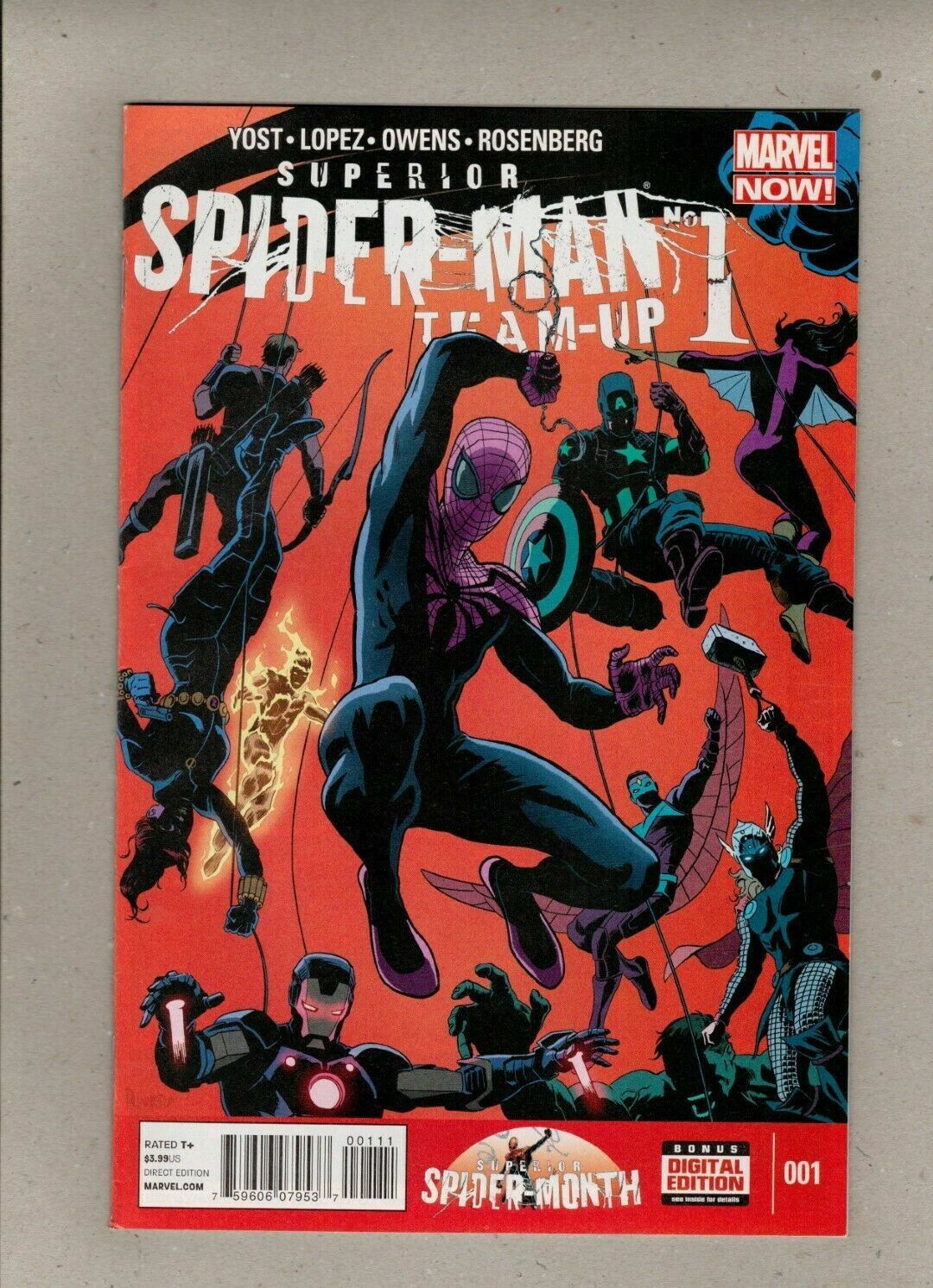 SUPERIOR SPIDER-MAN TEAM-UP #1 SEPTEMBER 2013 VF/NM THE AVENGERS!