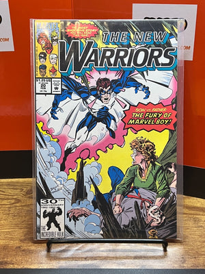The New Warriors - 5 Issue Comic Lot - #20 29 32 37 & Annual #3 with CARD