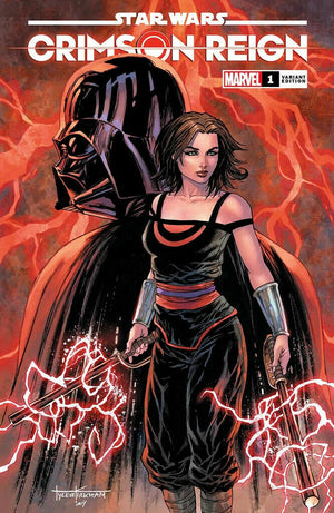 STAR WARS CRIMSON REIGN #1 TYLER KIRKHAM EXCLUSIVE TRADE VARIANT SET NM
