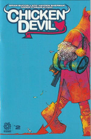 CHICKEN DEVIL #2 COVER A SHERMAN AFTERSHOCK COMICS 2021 NM CONDITION