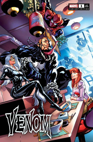 Venom Vol 5 #1 Midtown Exclusive Francesco Manna Variant Cover NM CONDITION