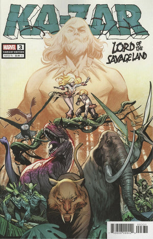 KA-ZAR LORD OF THE SAVAGE LAND 3 LARRAZ VARIANT NM MARVEL