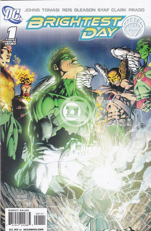 Brightest Day #1 Green Lantern Appearance DC Comics 2010