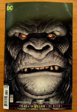 Justice League #27 (Card Stock Yotv Variant Cover The Offer) NM Condition