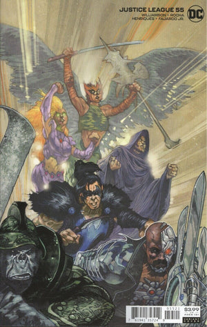JUSTICE LEAGUE #55 COVER B SIMONE BIANCHI VARIANT 2020 DC NM Condition