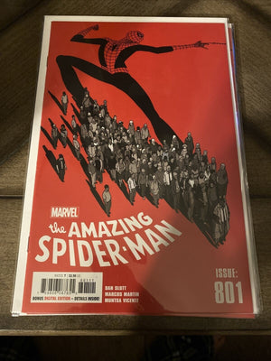 The Amazing Spider-Man, Vol. 4 # 801 Marcos Martin Cover Marvel 2018